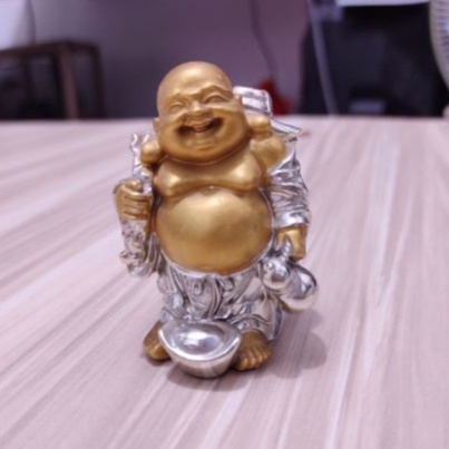 Jual Miniatur Patung Budha Julai Ketawa Fiber Kuno Jadul Antik Shopee