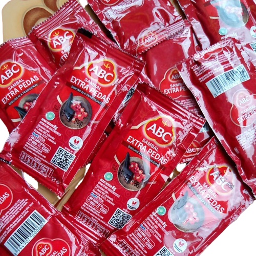 Jual Saos ABC EXTRA PEDAS Merah Sachet Stick 7 G Caos Pedes RENCENG