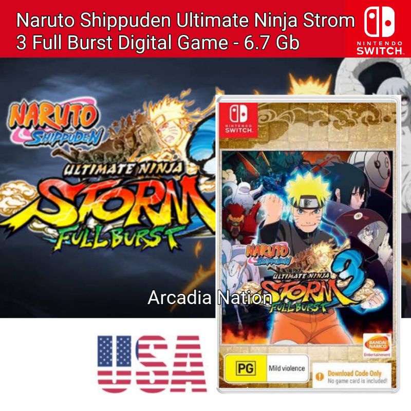 Jual Naruto Shippuden Ultimate Ninja Strom Full Busrt Nintendo Switch