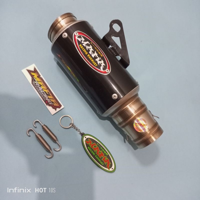 Jual Silincer Original Mafia Racing Exhaust Tipe Mp Super Black Gloss