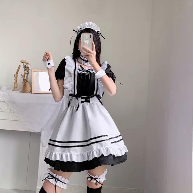 Jual Chan Kawaii Maid Dress Uniform Lingerie Seragam Pelayan Wanita