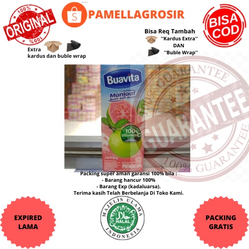 Jual BUAVITA JAMBU GUAVA 250ML Shopee Indonesia