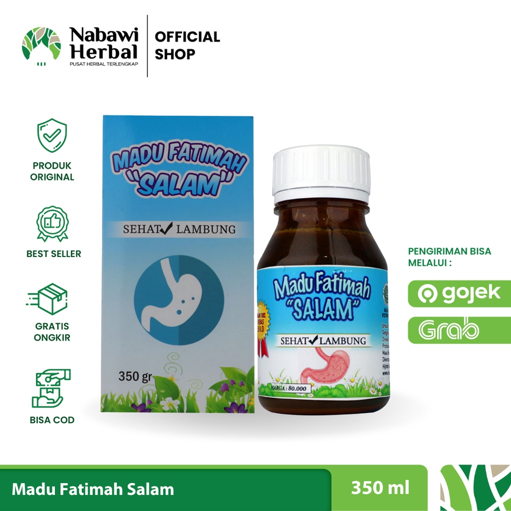 Jual MADU FATIMAH SALAM Sehat Lambung Salam Plastik 350gr Shopee