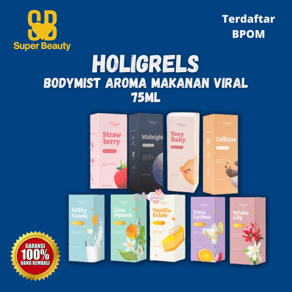 Jual HOLIGRELS BODY MIST PARFUME VIRAL RASA MAKANAN Shopee Indonesia