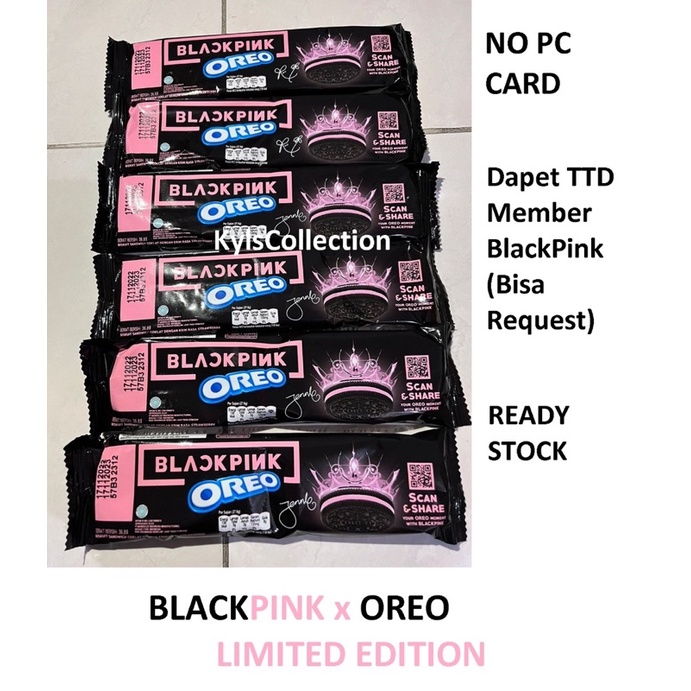 Jual Oreo Blackpink Black Edition Oreo X Blackpink READY STOCK Shopee