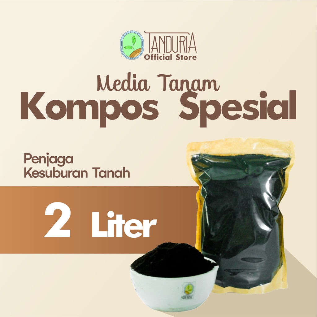 Jual TANDURIA Kompos Spesial 2 Liter 2lt Media Tanam Premium Kompos