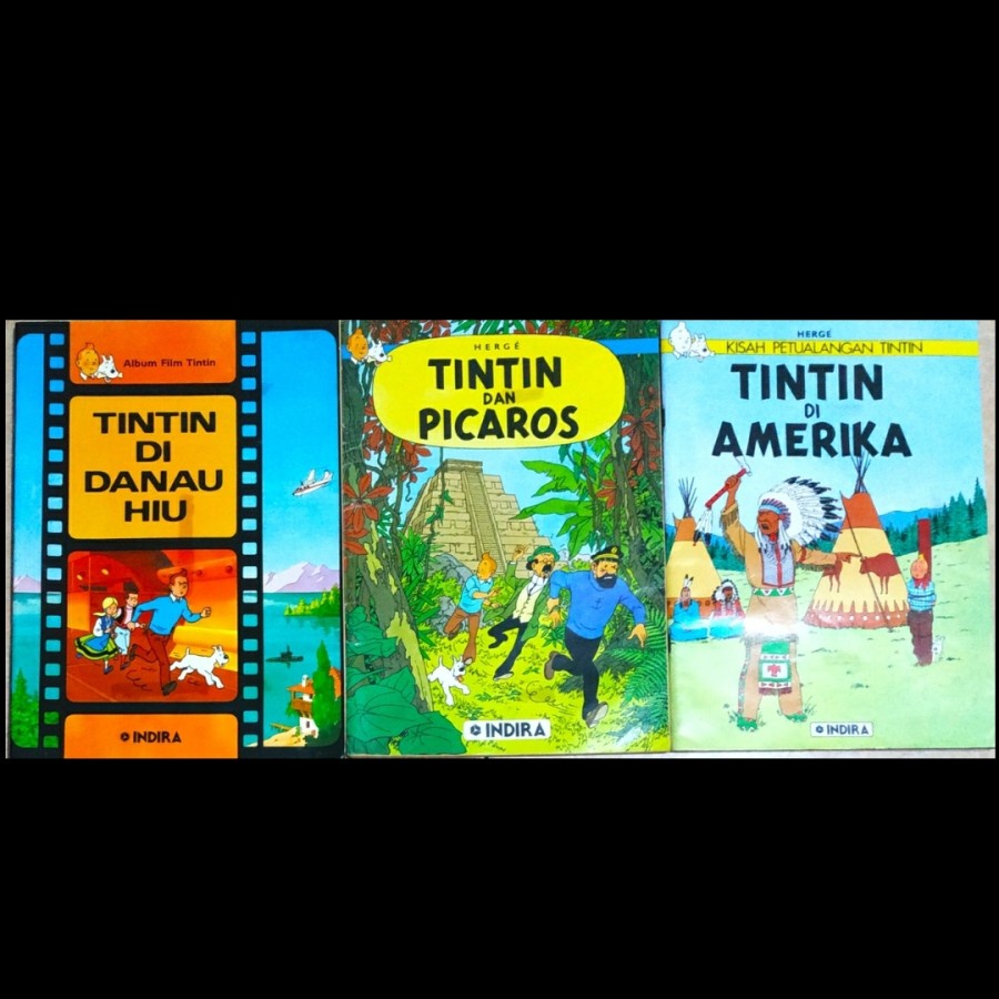 Jual Komik Kisah Petualangan Tintin Cetakan Pertama Shopee Indonesia