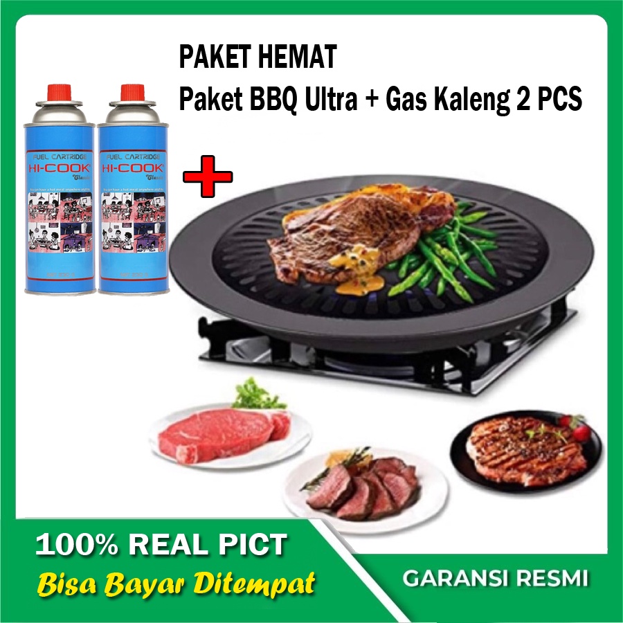 Jual Ultra Grill Pan Anti Lengket Untuk Korean Bbq Panggangan Plus Gas