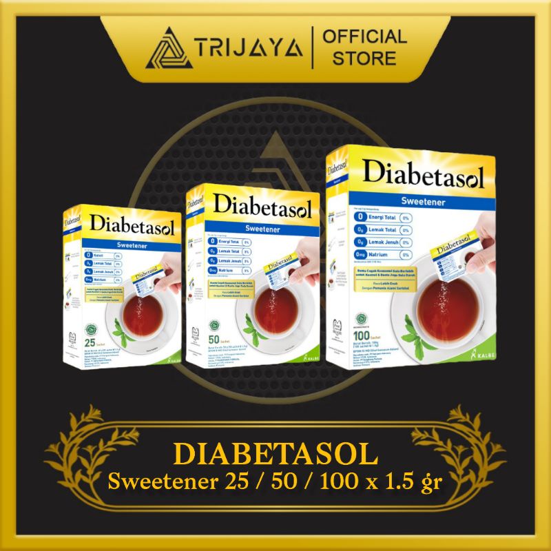 Jual DIABETASOL Zero Calorie Sweetener 25 Gr 50 Gr 100 Gr