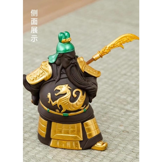 Jual Patung Dewa Kwan Kong Ornament Tea Guan Yu Miniatur Dewa Wa