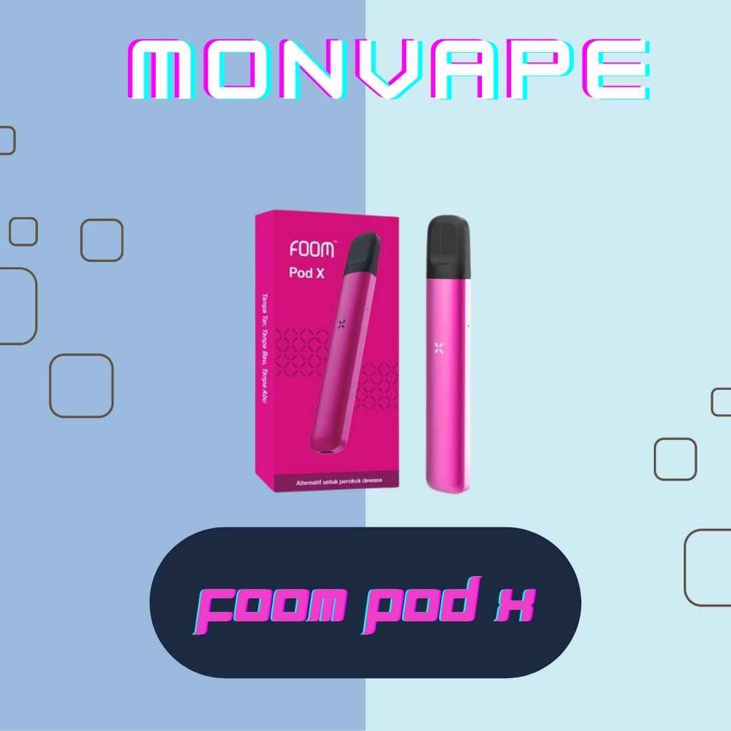 Jual FOOM X HOT PINK 580mAh POD KIT AUTHENTIC BY FOOM Shopee Indonesia