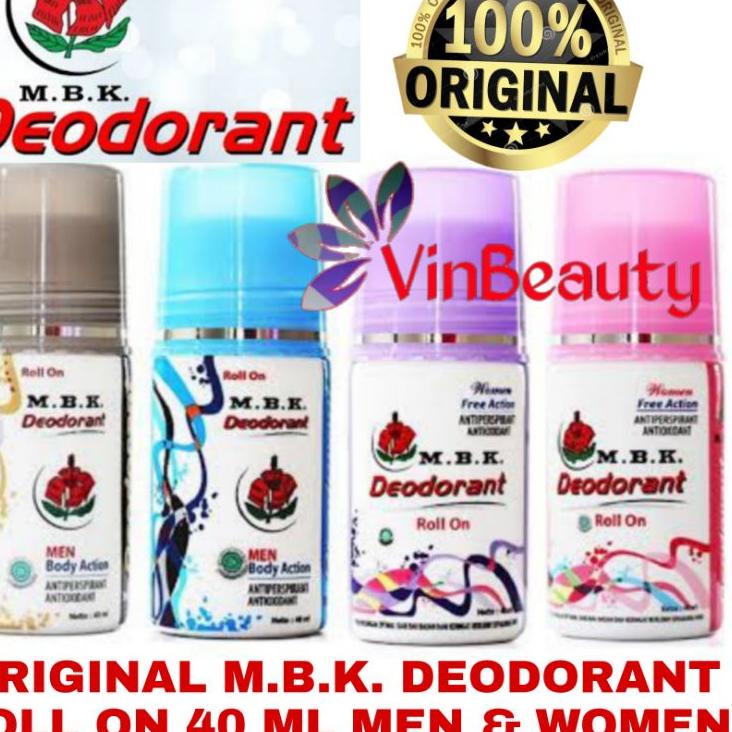 Jual Order ORIGINAL DEODORANT ROLL ON MBK 40 ML MBK DEODORANT MEN