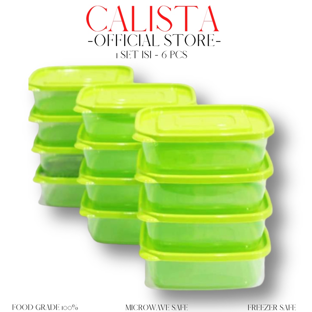 Jual TOPLES CALISTA SET FURANO 6PCS FOOD CONTAINER TEMPAT BUMBU MAKANAN