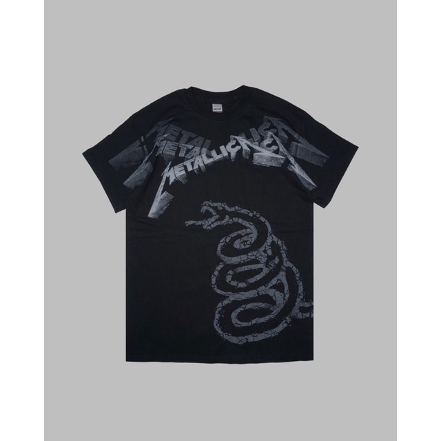 Jual Kaos Band Metallica Black Album Faded All Over Shopee Indonesia