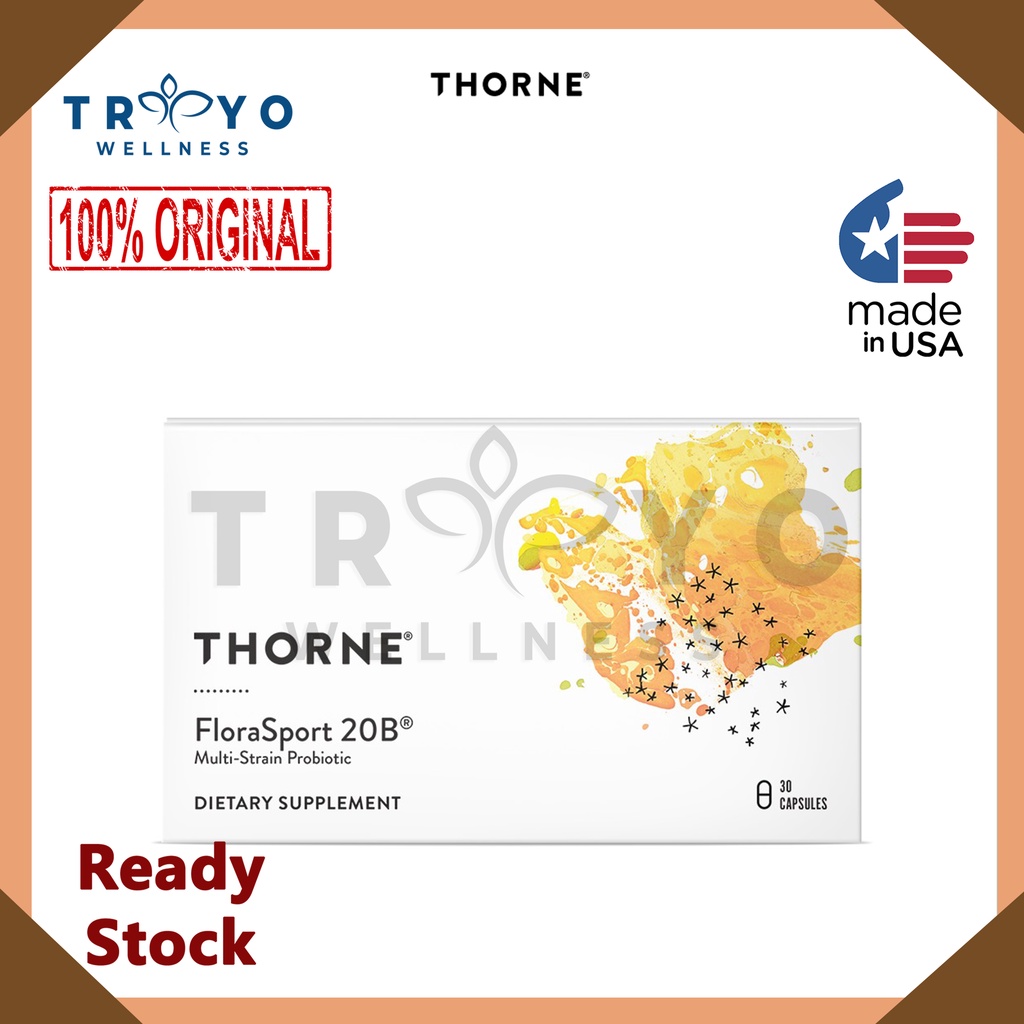 Jual Thorne Florasport 20 B Probiotics Probiotik Multi Strain Probiotic