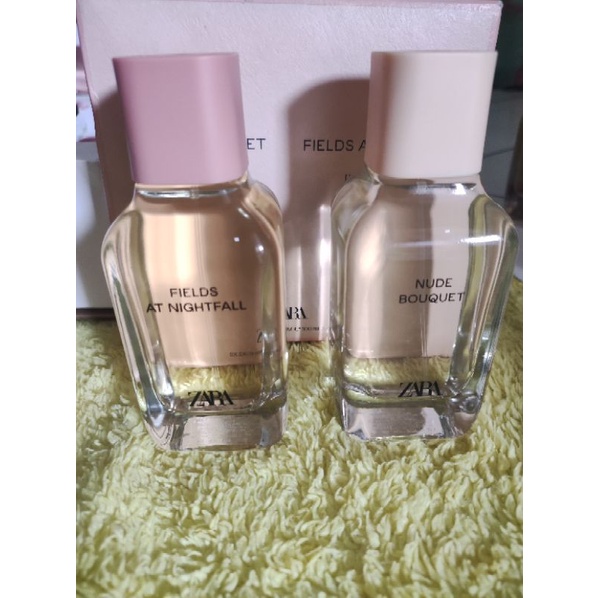 Jual Paket ZARA NUDE BOUQUET FIELDS AT NIGHTFALL Isi 2 Free Box 100ml