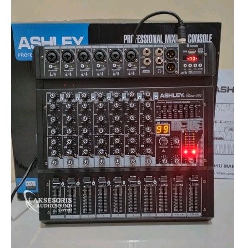 Jual Mixer ASHLEY Remix 802 Efek Digital Reverb 99Dsp USB Bluetooth