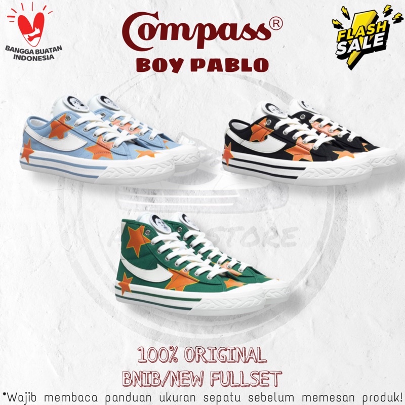 Jual ORIGINAL Sepatu Compass X Boy Pablo Limited Edition Shopee