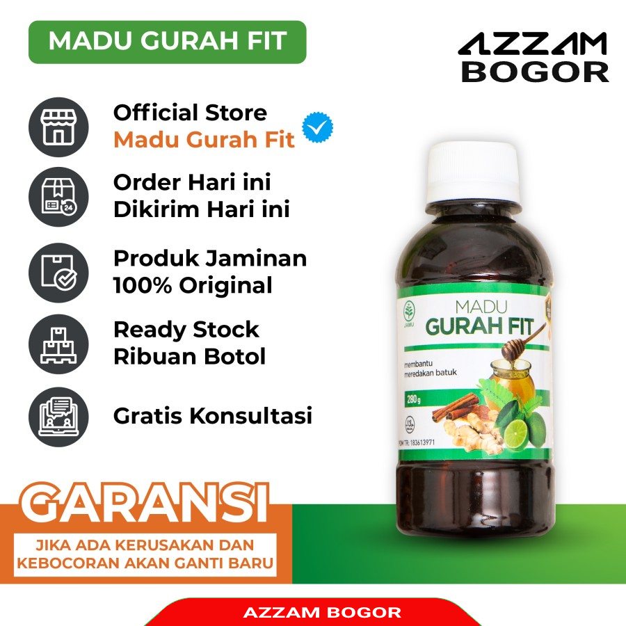 Jual Madu Gurah Fit Obat Batuk Berdahak Batuk Kronis Sesak Nafas