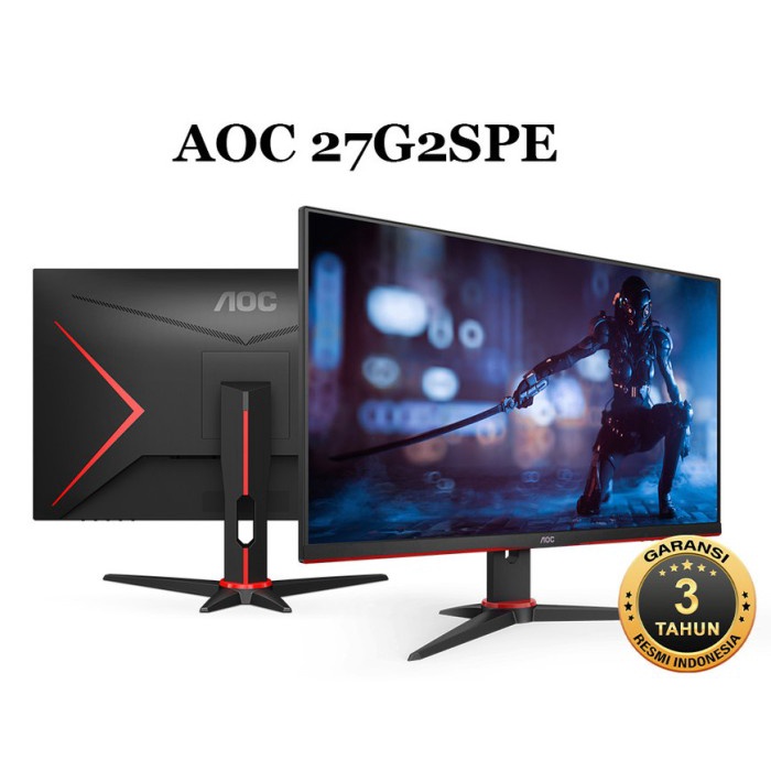 Jual Monitor LED AOC 27G2SPE 27 IPS 1080p 165Hz 1ms VGA HDMI DP VESA