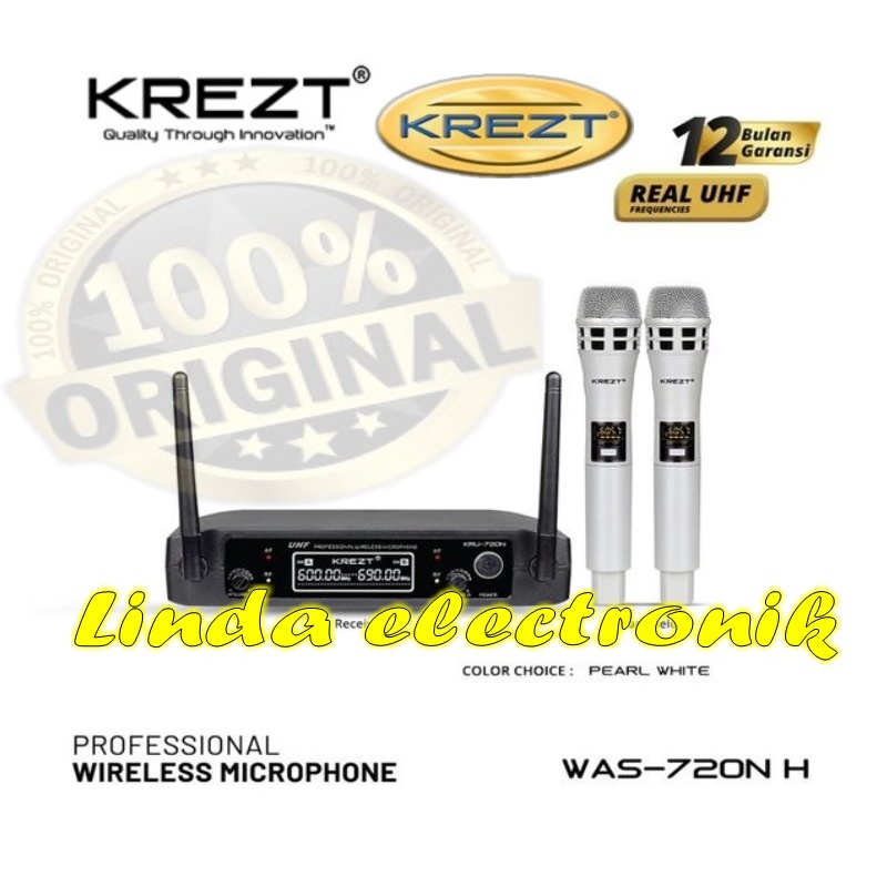 Jual Mic Wireless Krezt Kru 720n Kru720n Kru 720 N 3 Warna Original