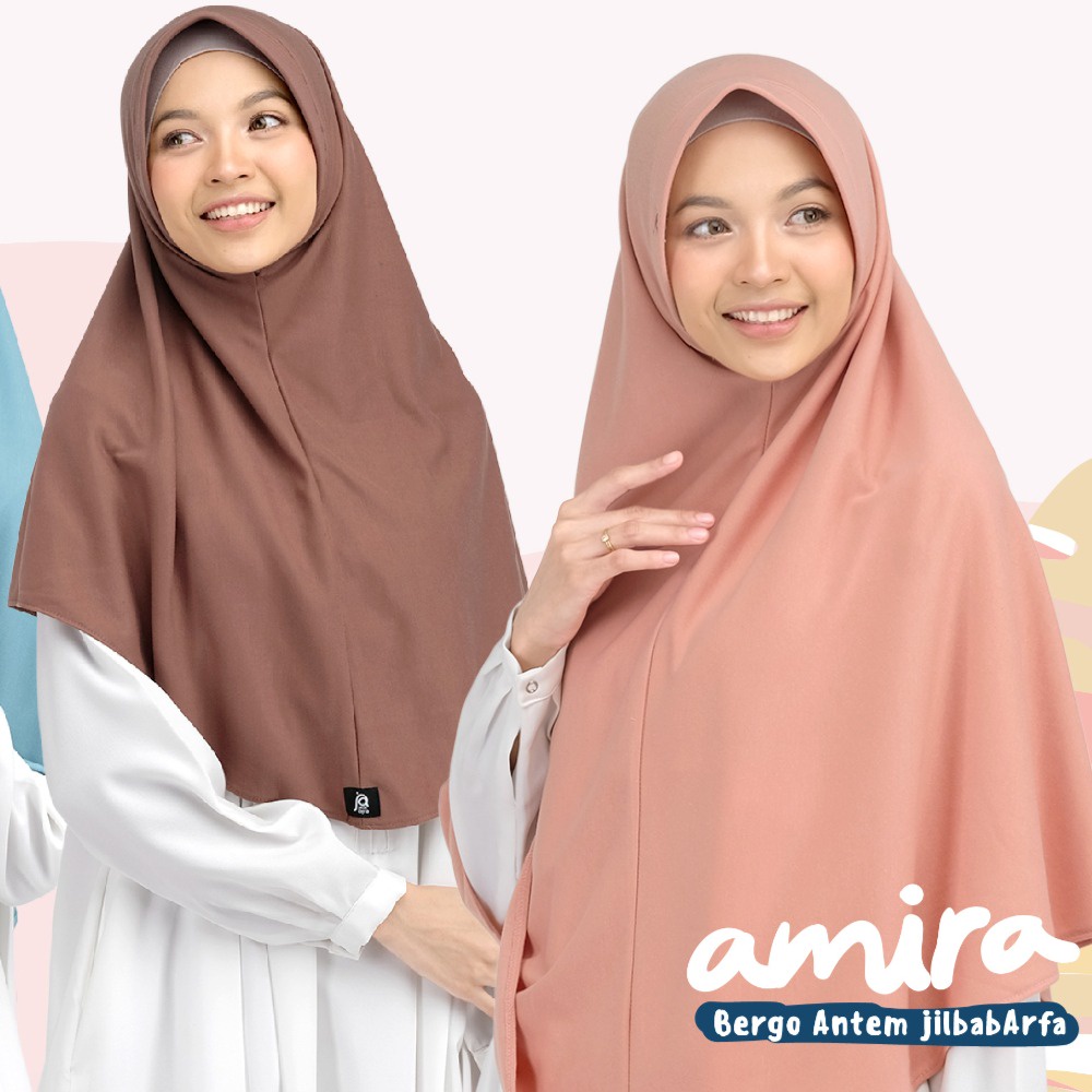 Jual Jilbab Afra Arfa Amira Ukuran Xl Jumbo Bergo Pet Antem