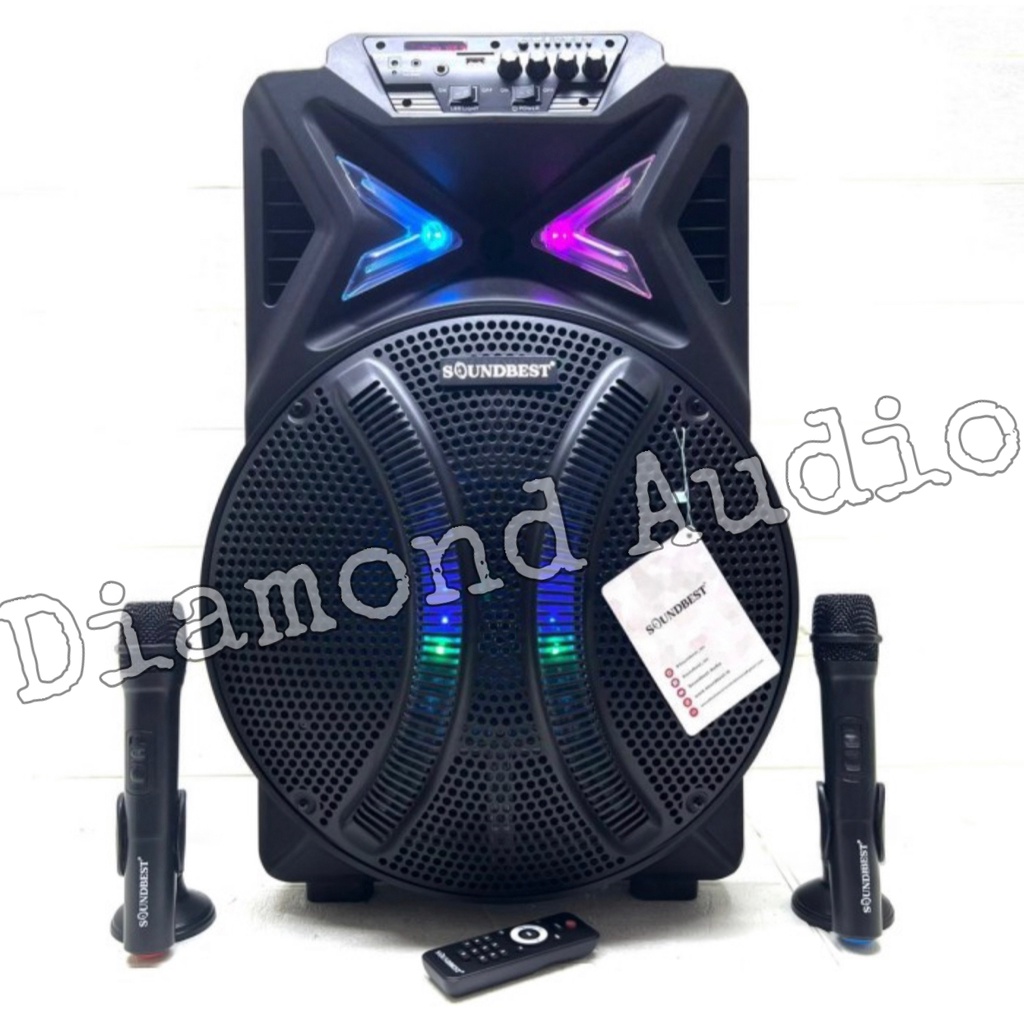 Jual Speaker Portable Soundbest Ft88 Evolution 15 Inch Bluetooth Usb