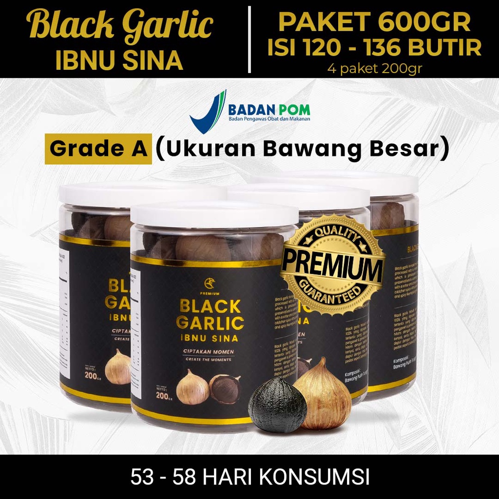 Jual Bawang Tungal Bawang Hitam Black Garlic Ibnu Sina Gr Solo