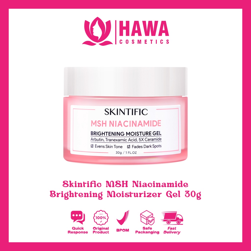 Jual Skintific Msh Niacinamide Brightening Moisturizer Glowing Moisture