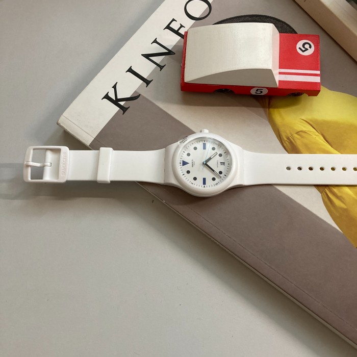 Jual Swatch X Hodinkee Sistem51 Summer Edition White New Jam Tangan