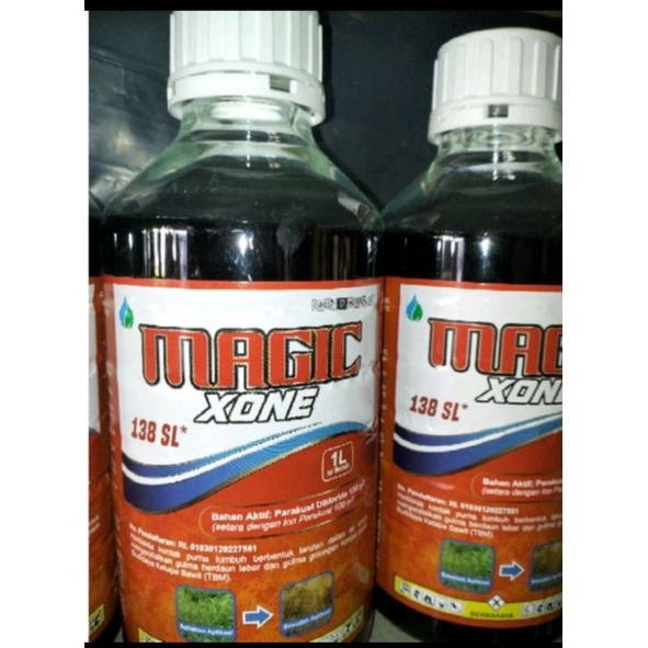 Jual Magic Xone 138 Sl Parakuat Herbisida 1 Liter Shopee Indonesia