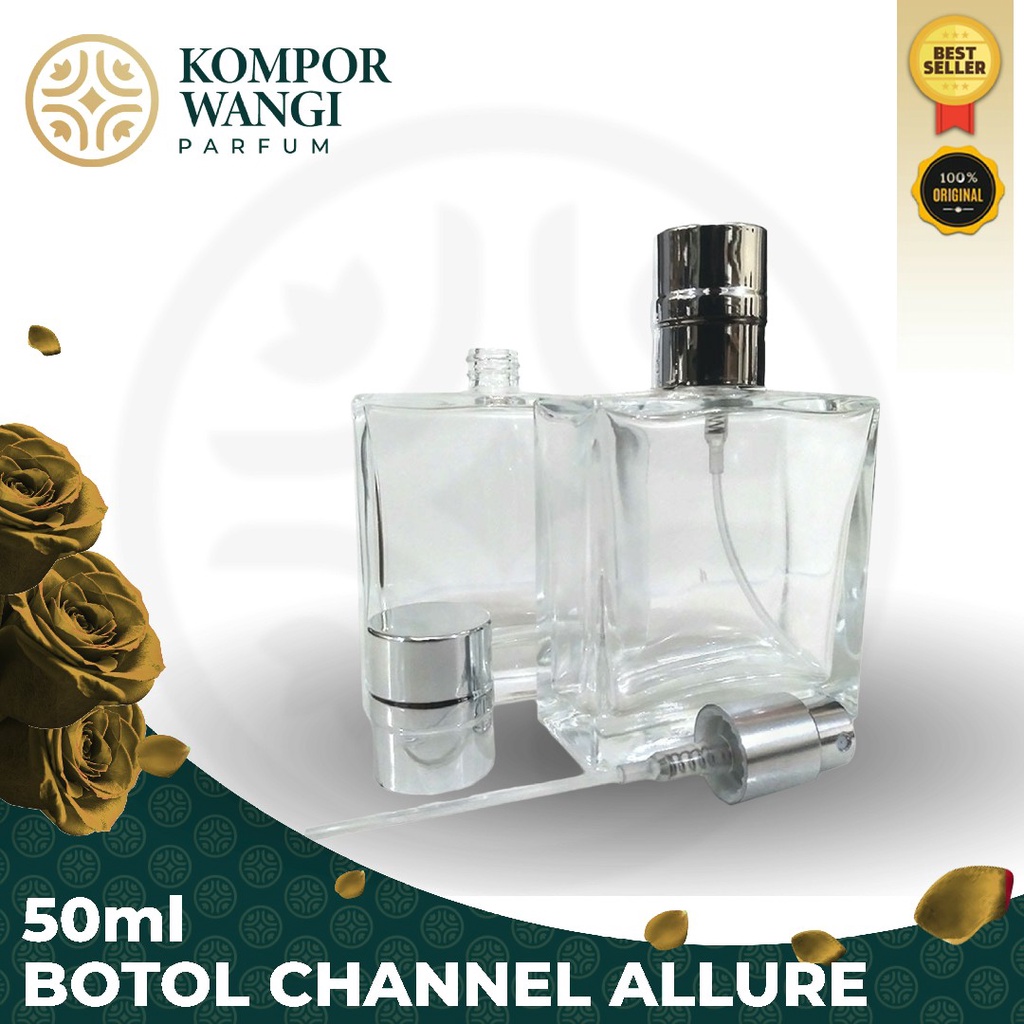 Jual BOTOL PARFUM SPRAY DRAT PUTAR ALLURE CHENEL 50ML Shopee Indonesia