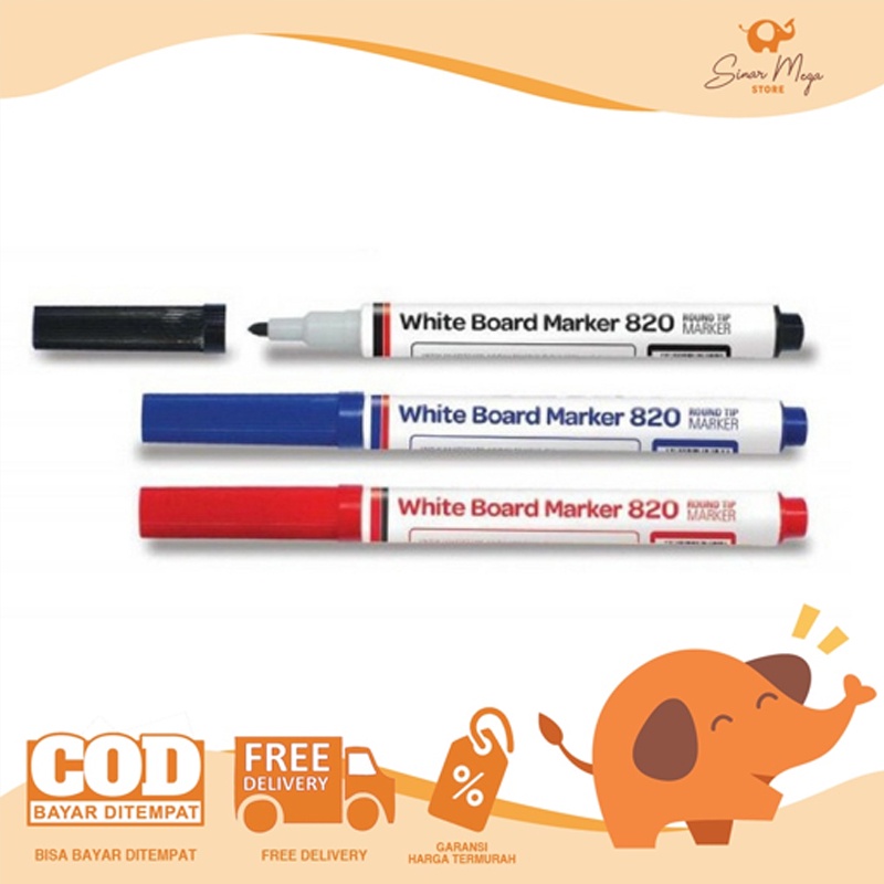 Jual Snowman Spidol WB 820 Snowman Spidol Whiteboard BG 820 Marker