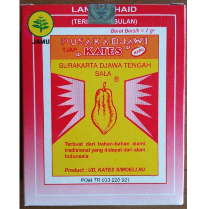 Jual Jamu Kates Pusaka Djawi Isi Sachet Shopee Indonesia