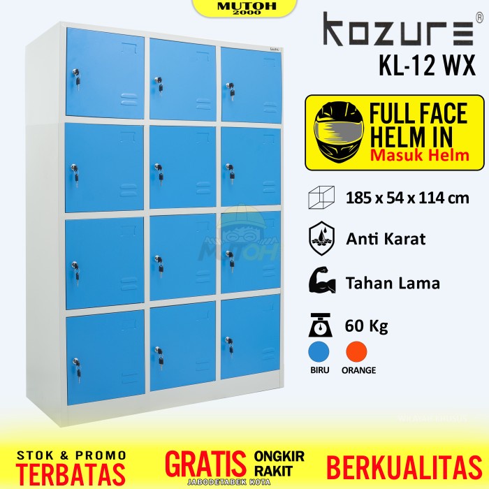 Jual Loker Locker Lemari Kabinet Besi Pintu Kozure Kl Wx Shopee