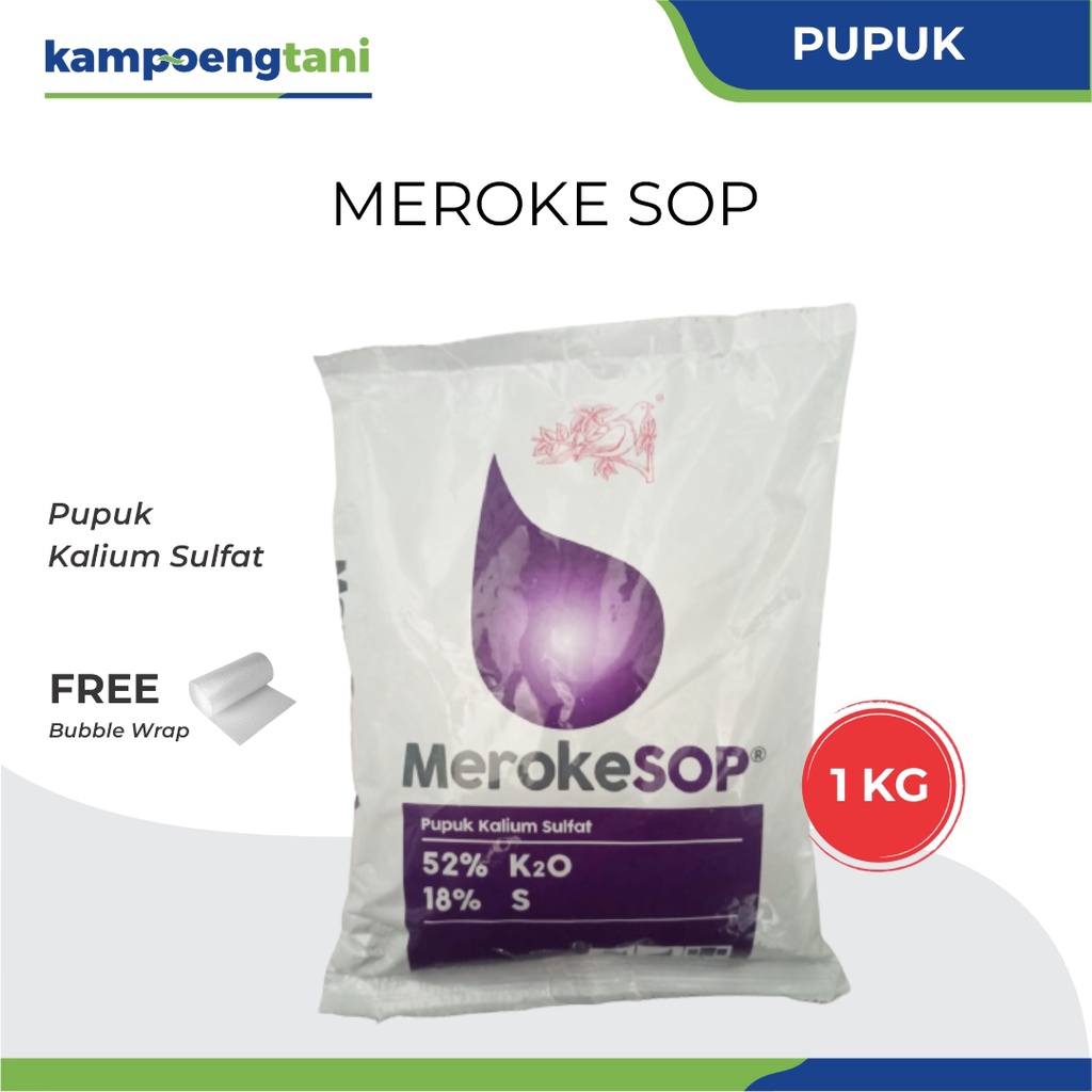 Jual Meroke SOP 1 Kg Pupuk Kalium Sulfat K2SO4 Kalium Sulfur Shopee