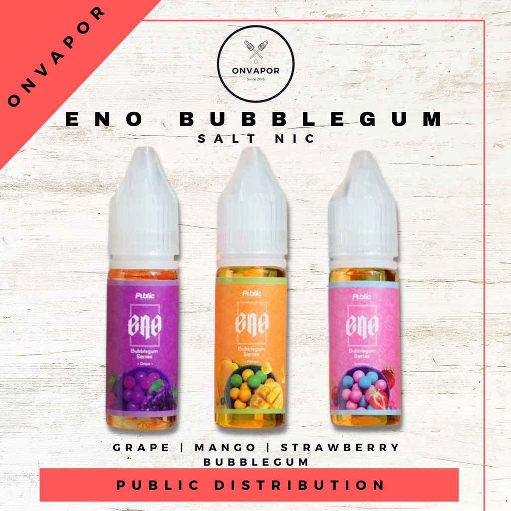 Jual Eno Bubblegum Series Dulu Elo Sudah Ganti Nama Salt Nic Liquid