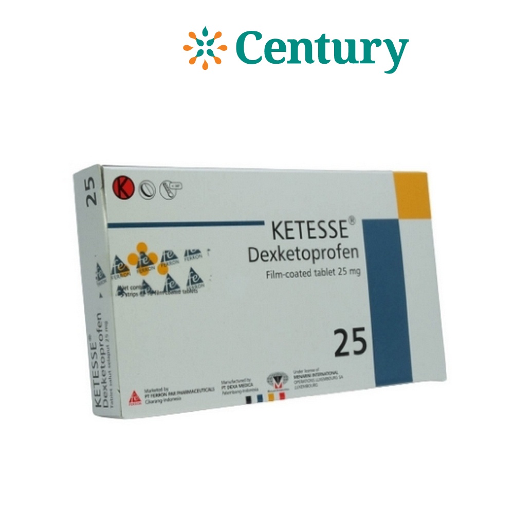 Jual Ketesse Mg Strip Tablet Dexketoprofen Trometamol Nyeri