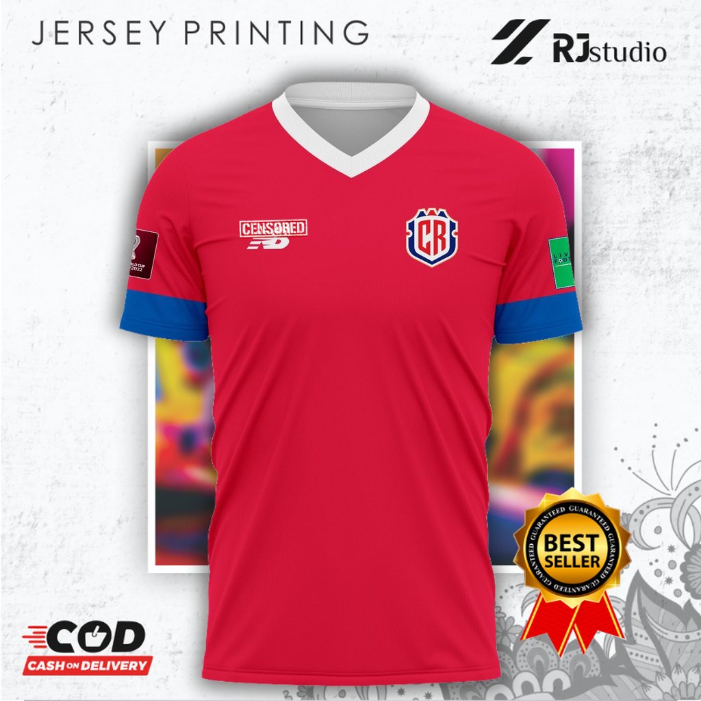 Jual Jersey Printing Costa Rica Home Away Piala Dunia Full Patch