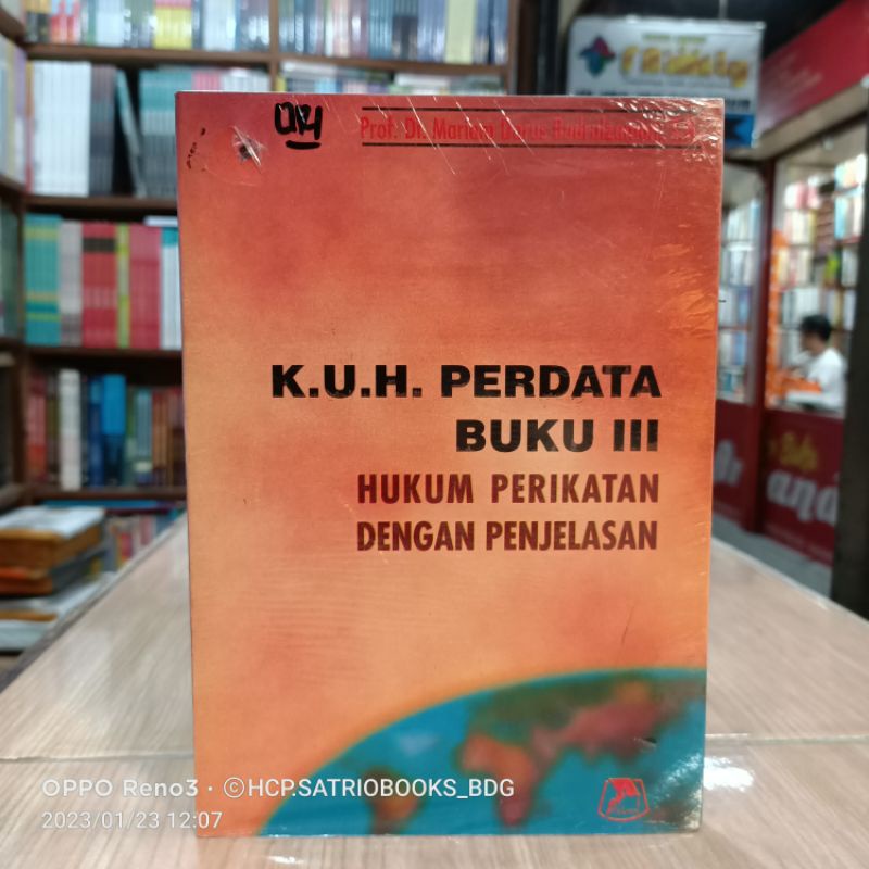 Jual BUKU KUH PERDATA BUKU 3 HUKUM PERIKATAN DENGAN PENJELASAN Prof