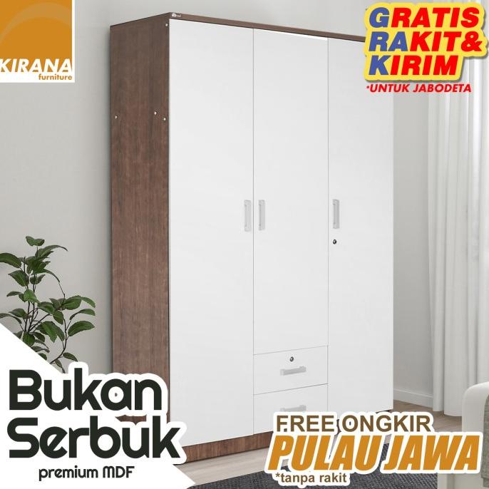 Jual Kirana Lemari Pakaian Pintu Arizona Polos Shopee Indonesia