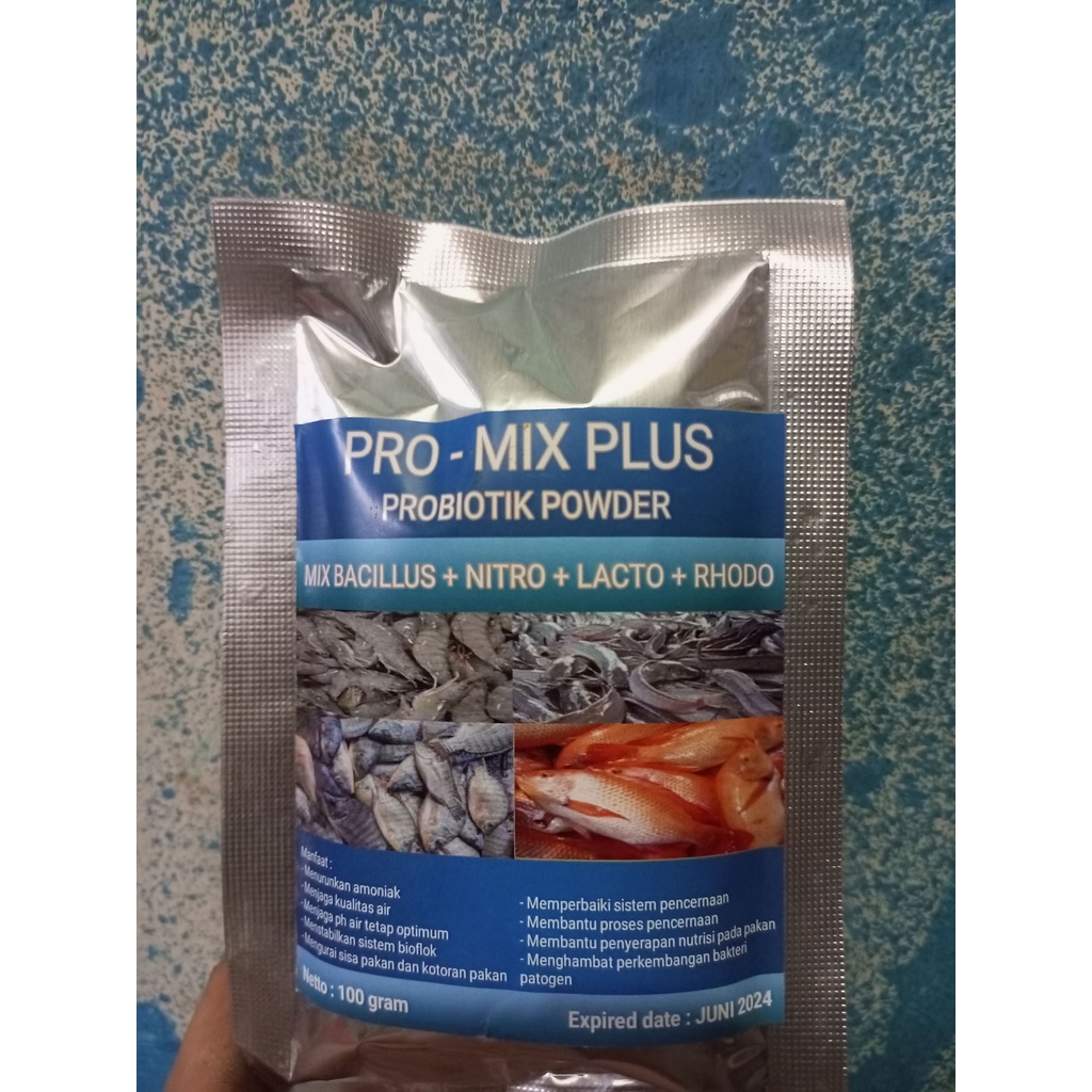 Jual Probiotik Promix Plus 100 Gram Probiotik Bioflok Probiotik