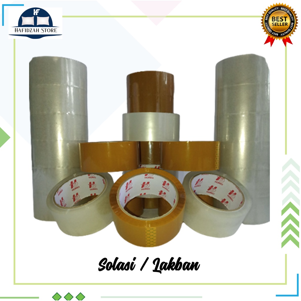 Jual Selotip Isolasi Bening Solasi Lakban Tape Yard