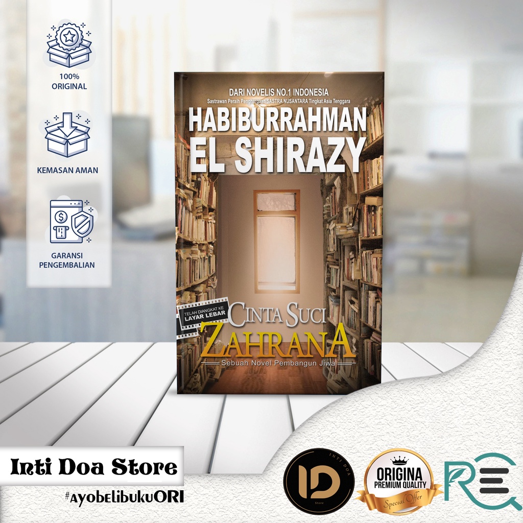 Jual Novel Cinta Suci Zahrana Habiburrahman El Shirazy Original