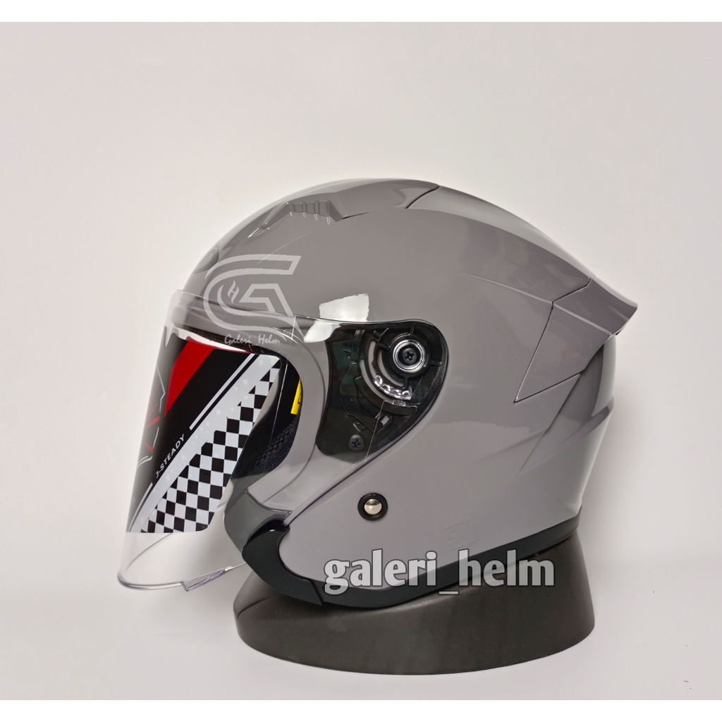 Jual HELM GIFT SARGON SOLID WHITE PUTIH HALF FACE Model Njs Kairoz