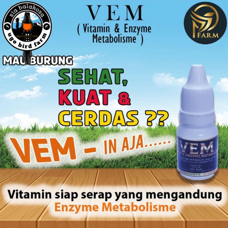 Jual Suplemen Burung Vitamin Burung Vem Vitamin Enzime Metabolise Dn B