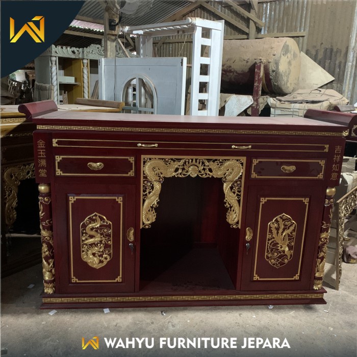 Jual Meja Altar Meja Sembahyang Meja Kayu Jati Jepara Meja Konsul Altar