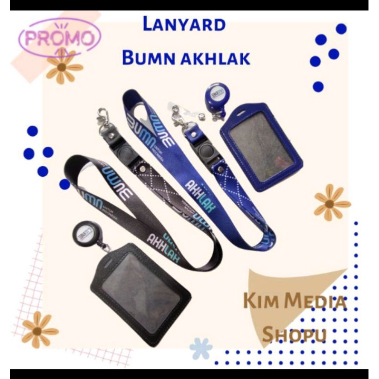 Jual TALI BUMN AKHLAK NEW DESAIN LANYARD BUMN NEW DESAIN Shopee