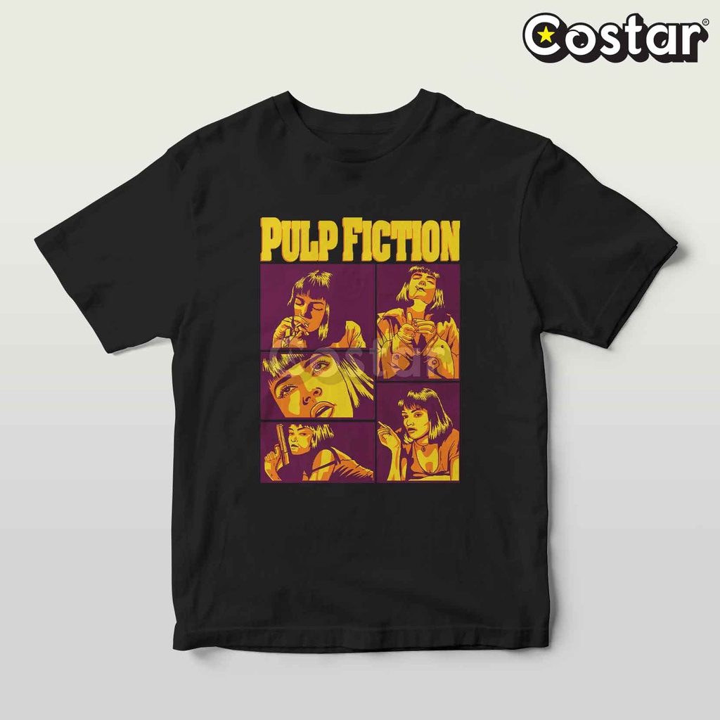 Jual Kaos Costarstore Uma Thurman Poses Pulp Fiction Shopee Indonesia