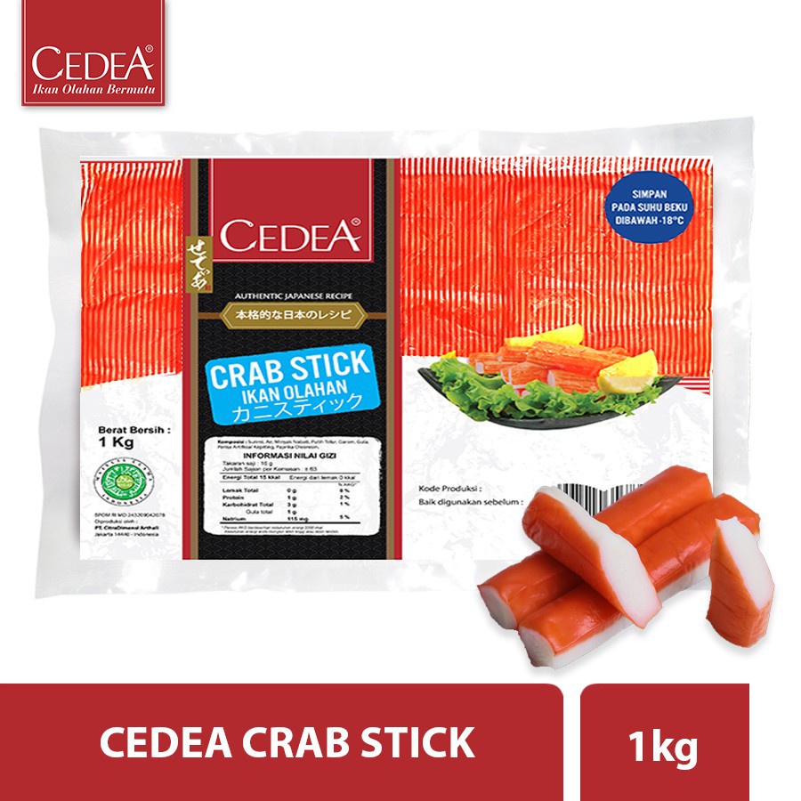 Jual Cedea Crab Stick Kg Khusus Kurir Instant Shopee Indonesia